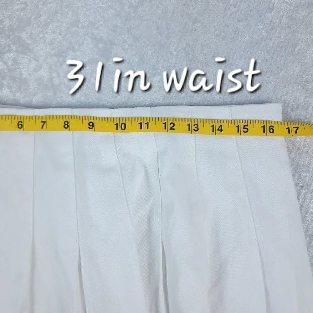 Hesperus White 95% Cotton Wrap Skirt With 2 Pull Straps. Size XL (14 Jr) NWT